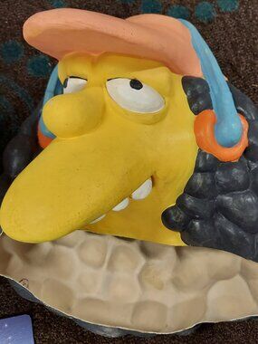 Vintage The Simpsons Otto Halloween Mask Vinyl